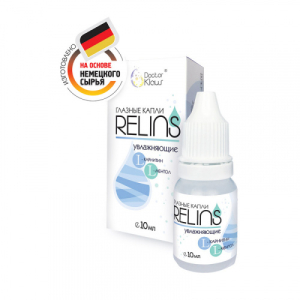 Капли глазные "RELINS" (Релинз) увлажняющие с L-карнитином и L-ментолом (DK0080010)