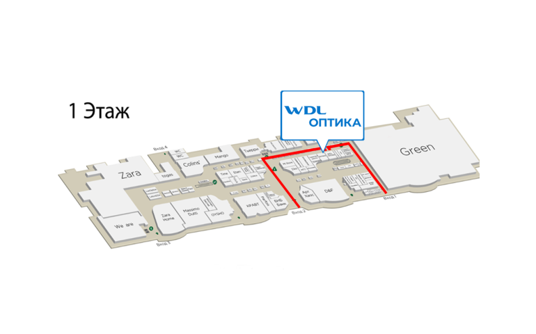 WDL Оптика (ТЦ Dana Mall, ул. Мстиславца, 11)
