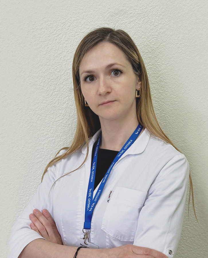 Михайловская Елена Игоревна, врач-офтальмолог 2 категории