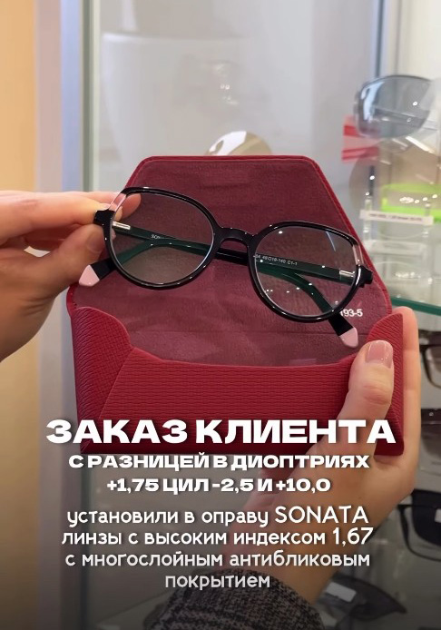 Разные диоптрии